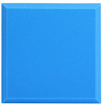 ASumPio 10Er-Pack Selbstklebender Schalldämmschaum, Hochdichte Schalldichte Wandpaneele Für Aufnahmestudios,Blue-50X50X5Cm