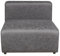 [en.casa] Sofa-Modul Suldal Sitzelement mit Rückenlehne Mittelteil Sessel Sofa-Element Modulares Sofa gepolstert 110 x 83 x 68 cm Wildlederimitat Couch-Element Schwarz