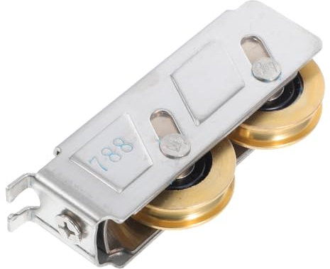 DECHOUS 2stücke Schiebetürrollen Mit Doppelrad Und Kugellager Gleitrad Für Schiebetüren Stabil Und Langlebig Türhardware Für Einfache Installation Und Reibungslosen Betrieb