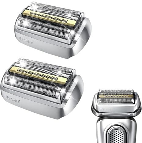 Series 9 92S 94M Ersatzrasierköpfe, kompatibel mit Braun Series 9 für S9 9290cc, 9291cc, 9370cc, 9376cc, 9293s, 9260s, 9295cc, 9385cc (2PC 94m)