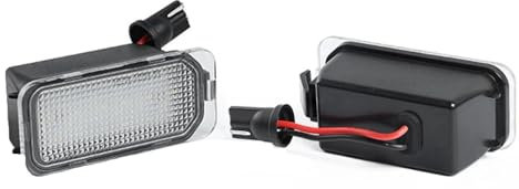 Conpert License Plate Light for Jaguar XF XJ, White LED Rear License Plate Number Lights