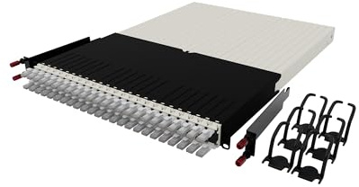 Patchbox .one / 30ru / Utp / White (30ru / Utp / White - Warranty: 120m) | Das einziehbare Kabelmanagement mit 24 Anschlüssen beschleunigt die Installation und vereinfacht Bewegungen