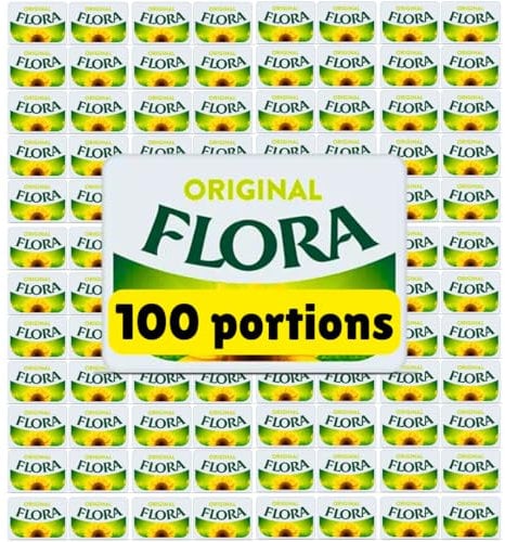 Floras spread - Vegan butter spreadable mini portions (100 x 10g)