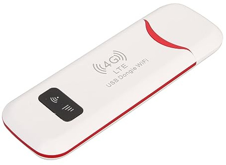 VELATEMOR Tragbarer 4G LTE USB-WLAN-Hotspot, Mobiler WLAN-Router mit SIM-Kartensteckplatz, Bis zu 10 Geräte, 150 Mbit/s, für Reisen nach Asien, Südostasien, Afrika, Naher Osten