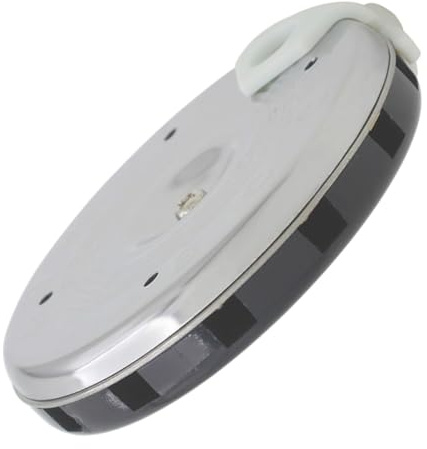 MOTHNUR Präzises 13 Ton Stimmgerät für Gitarre Violine und Ukulele Rundes Design aus Eisen und ABS Kunststoff Vielseitiges Musik Tuning Instrument