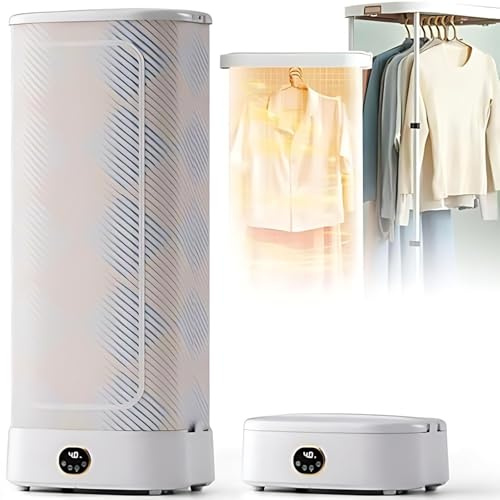 Automatic Steam Ironing Machine – 1000W Portable Upright Clothes Steamer & Dryer, Foldable Steam Ironer with Remote, Garment Care System for Shirts, Pants & Fabrics