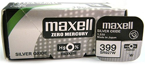 Genuine/Original Maxell Pile bouton/395 Sr927sw/399/Boutons Ag7/Bouton/bouton idéal pour votre montre, radio, lampe torche, les jouets et de nombreux autres)