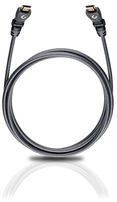 Oehlbach Flex Magic - High Speed Ethernet HDMI KABEL flexibel Stecker - 4k Ultra HD 50/60Hz, 2160p, HDR, 3D, 18Gbit/s, OFC - 1,20m grau