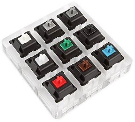 Max Tastiera Keycap, Cherry MX Switch, O-Ring Kit Tester 9 switches PRO Sampler Tester Kit