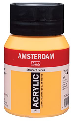 Amsterdam Standard Series Acrylfarbe Flasche 500 ml Goldgelb 253 (17722532)