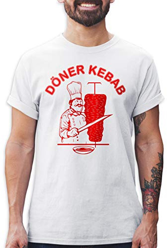 Shirtracer Döner Kebab Herren T-Shirt und Männer Tshirt