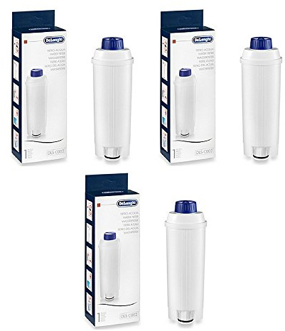 De 'Longhi 5513292811 DLS C002 Wasser Filter 3 Pack