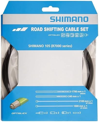 SHIMANO Optislick Y8ZG98090 - Set di cavi cambio per R7000 (OT-Rs900 incluso) nero