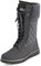 Polar Donna Pelliccia Ecologica Caldo Termica Impermeabile All'Aperto A Passeggio Neve Inverno Suola Di Gomma Calf Stivales - Grigio Pelle - UK6/EU39 - YC0613