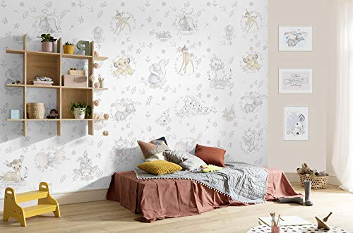 Komar Disney Fototapete Best of Friends | Größe 200 x 280 cm, Kinderzimmer, Babyzimmer, Dekoration, Tapete, Baby, Bunt