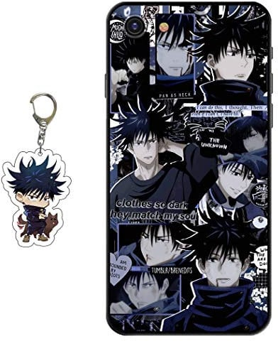 Staremeplz Compatible iPhone 7/8 / SE 2020 Case - Anime Design with Figure Keychain, Soft Silicone Flexible TPU Animation Case