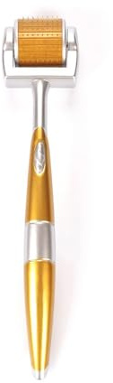 Professional Derma Roller 192 Individual Real Needles Titanium Micro Needles Microneedling Roller for Home Use with Storage Case & User Manual