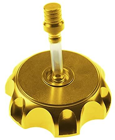 WOOSTAR CNC Benzin Tankdeckel Abdeckung Ersatz für 50ccm 70ccm 110ccm 125ccm 150ccm Taotao Roketa Apollo SSR ATV 4 Wheeler Dirtbike Pitbike Gold