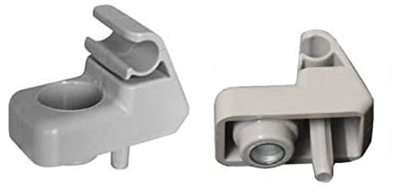 Grigio Color Durevole Gancio da Sole con Clip a Visiera Stretta Staffa di Montaggio for Gancio Uso Adatto per Grande Punto Linea Fiat Doblo Fiorino Palio Albea Bravo 735411088 (Color Name : 2 PCS)