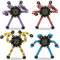 6Pack Deformation Roboter Fidget Spinner Spielzeug für Kinder Erwachsene, DIY Transformator Mechanische Kette Fingertip Spielzeug Novely Gyro Geschenke für Klassenzimmer Ostern Geburtstagsfeier