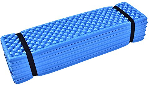 Matelas de Couchage Portable en Mousse, Tapis de Camping en Mousse pour Extérieur, Tente de Plage Pliante, Matelas de Couchage pour Tente de Plage Pliante, Matelas Imperméable (Bleu)