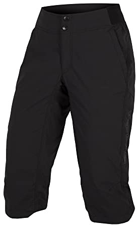 Endura Women's Hummvee Lite 3/4 Mountain Cycling Shorts Black, X-Large