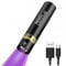 ALONEFIRE SV94 365nm Petite lampe de poche UV rechargeable par USB Mini détecteur d'argent lumière noire pour durcissement de la résine, détection d'urine d'animaux domestiques, scorpion, pêche,