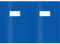 HERMA 7443 Heftumschlag A4 Bast Blau, Hefthülle mit Beschriftungsetikett & Baststruktur aus strapazierfähiger & abwischbarer Polypropylen-Folie, Heftschoner für Schulhefte, farbig (Packung mit 2)