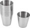 PIQIUQIU Lot de 12 gobelets en acier inoxydable, 30 ml, pour liqueur de whisky, pour le camping, les voyages, le café, le thé, le whisky, etc