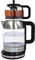 Bouilloire Electrique en Verre 1800 W, Theiere Electrique avec Bouilloire de 2,5 L et Théière de 1 L, 5 Températures Préréglées (65 ℃/80 ℃/90 ℃/95 ℃/100 ℃), Arrêt Automatique