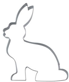 Städter - Premium Ausstechform - Hase sitzend 6,5 cm - Einzigartiger Ausstecher - Perfekt für Kreative Backkreationen für Ostern