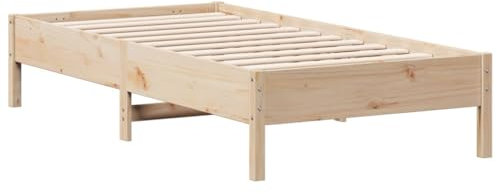 vidaXL Massivholzbett 75x190 cm Kiefer