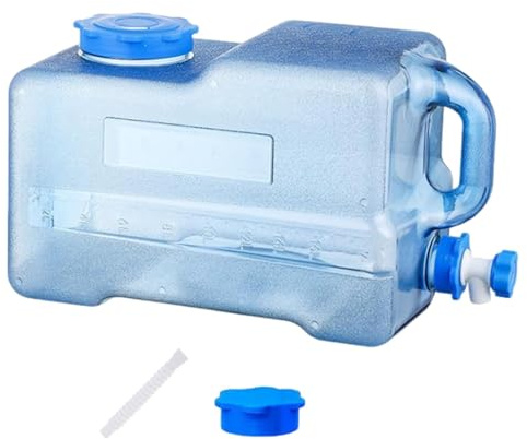 Harilla Camping-Wasserbehälter mit Zapfhahn, Getränkespender, große Wasserkanne, Wasseraufbewahrungskrug, Wasserträger für Wohnmobil, Händewaschen, Wandern