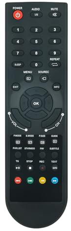 VINABTY Neu Fernbedienung Ersatz für JTC LCD/LED LCD TV D-LED TV4032DTT D-LED TV4050TT DLE-315M1S-D Remote Controller