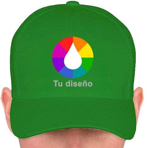 Genérico Gorra Personalizada Baseball · Personalizable 100% con Fotos y Textos · Gorra para Deporte, Publicidad, Empresa, Acampada, Viaje, Regalo Original (Algodón, Verde)