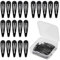 30 Stück Haarspangen Schwarz, 5Cm Haarspangen, Haarspangen Damen, Haarspange Schwarz, Haar Clips Metall Für Mädchen, Kinder Und Damen