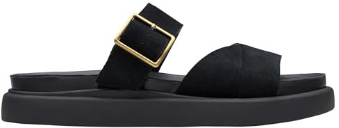 Clarks Femme Aristella Mule Sandale, Black SDE, 38 EU