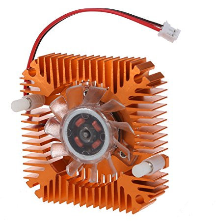 Huhudyy PC Computer Laptop CPU VGA Video Card 55mm Cooler Cooling Fan Heatsink
