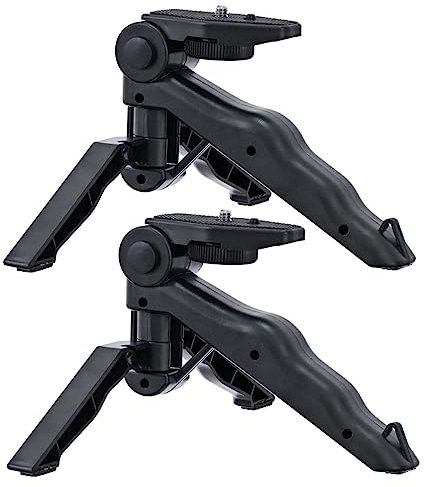 COLLBATH 2stücke Kamerastativ Mini-stativ Für Action Kamera Und Telefon Tragbares Reisestativ Mit Klemmhalter Für Selbstporträts Zeitraffer Und Outdoor-Fotografie