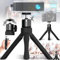 Benaton Support Trépied Mini-Projecteur, Mini Trépied Portable avec Vis 1/4'', 360° Rotule Réglable Mini Trépied De Table, Trépied De Table Appareil Support Photo Téléphone(Hauteur rétractable 20cm)