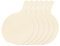 QUARKZMAN Tagliere per Pizza, Tagliere Rotondo per Pizza Pala per Pizza in Legno di Betulla Pala per Pizza Rotonda Utensili da Cucina con Manico per Disporre Le Pizze Set da 6, M