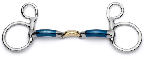 Cavalon Baucher Trense aus Eisen, 13,3 cm