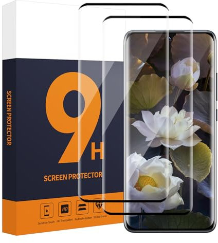 Carantee 2 Pack Verre Trempé pour Xiaomi 12/12X 5G, Couverture 3D intégrale protection écran, Tactile sensible sans bulles, Dureté 9H résistante aux rayures, 0,33mm Ultra HD Xiaomi 12 Vitre protection