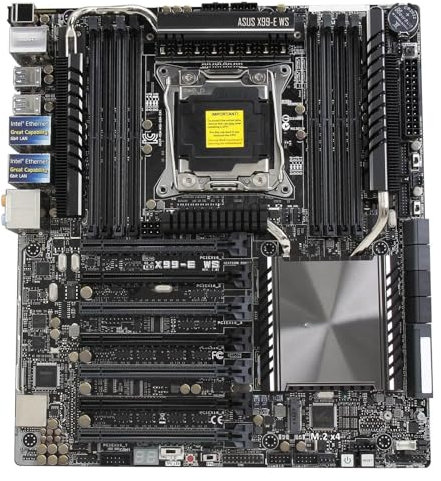 QWEOWW motherboard Fit For ASUS X99-E WS Workstation Intel X99 Motherboard 128GB DDR4 3200 LGA 2011-v3 USB 3.1 CEB support ntel Xeon cpu E5-1600 cpu
