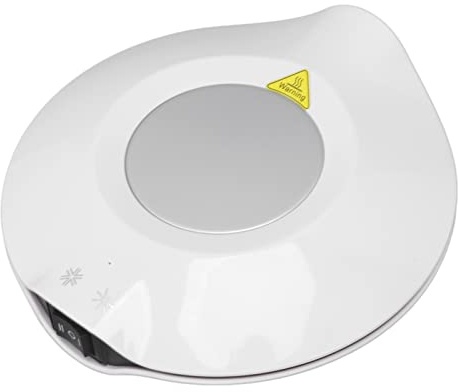 Picysa - Calentador de café para posavasos de temperatura constante, calefacción de refrigeración, refrigerador USB para té con leche, taza de café, color blanco