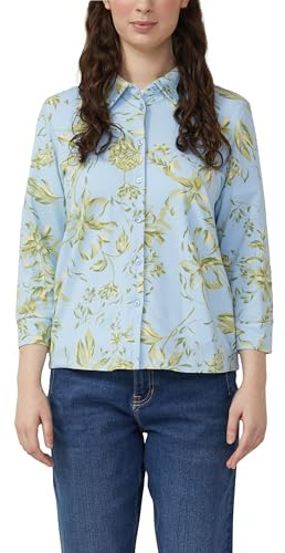 s.Oliver Elastische Jersey-Bluse mit 3/4-Ärmeln