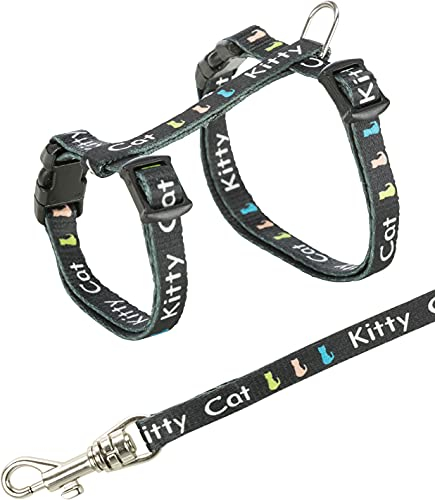 Trixie 4181 Kätzchengeschirr mit Leine, Nylon, 21–33 cm/8 mm, 1,20 m