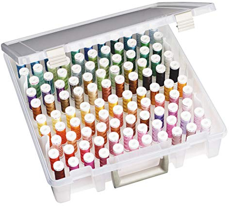 Artbin 6837AC Super Satchel Thread Box Aufbewahrungsbox für Garn mit Griff
