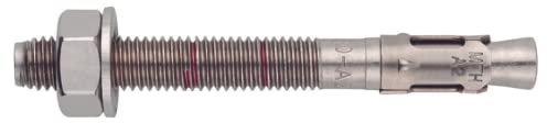 INDEX Fixing Systems MTA-A2 - Confezione da 50 ancoraggi per carichi elevati, in acciaio inox A2, M10 x 120 mm, diametro 10 mm