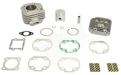 Athena 070100 Gruppo Termico Big Bore Con Testata Ø 47,6 mm, 70 cc, Spinotto Ø 10 mm, Pistone Con Testa Bombata compatibile con YAMAHA BWS